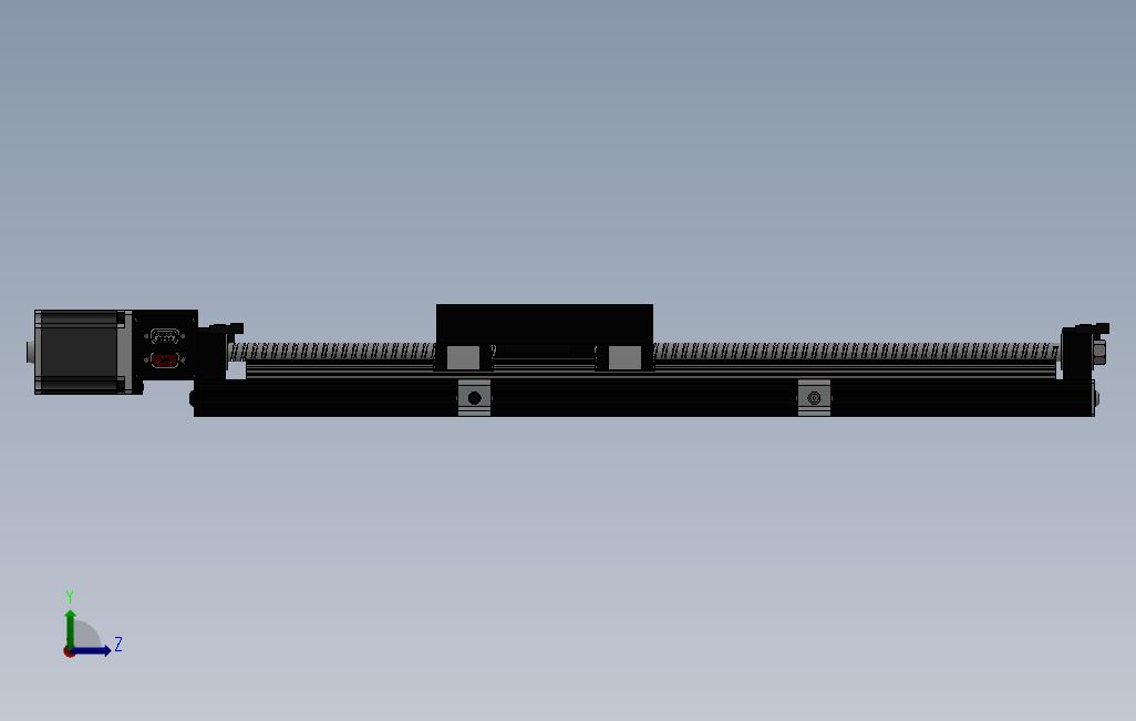 linearactuatorassembly 左侧视图