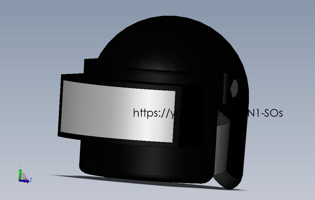 Pubg头盔与教程视频它3D可打印