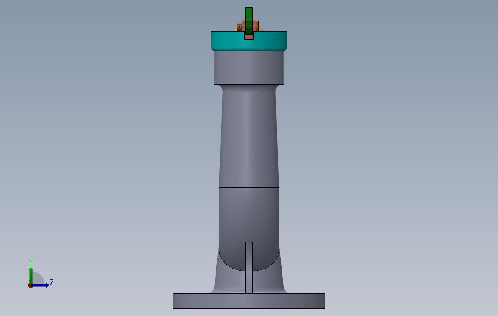 RambottomSafetyValve 左侧视图