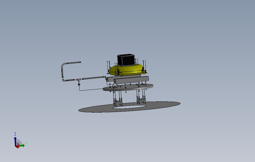 气垫船 Solidworks 2018 模型图纸免费下载 懒石网