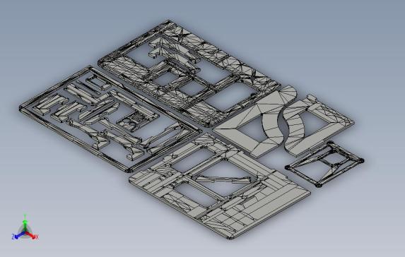 矿物油PC嵌套3D模型