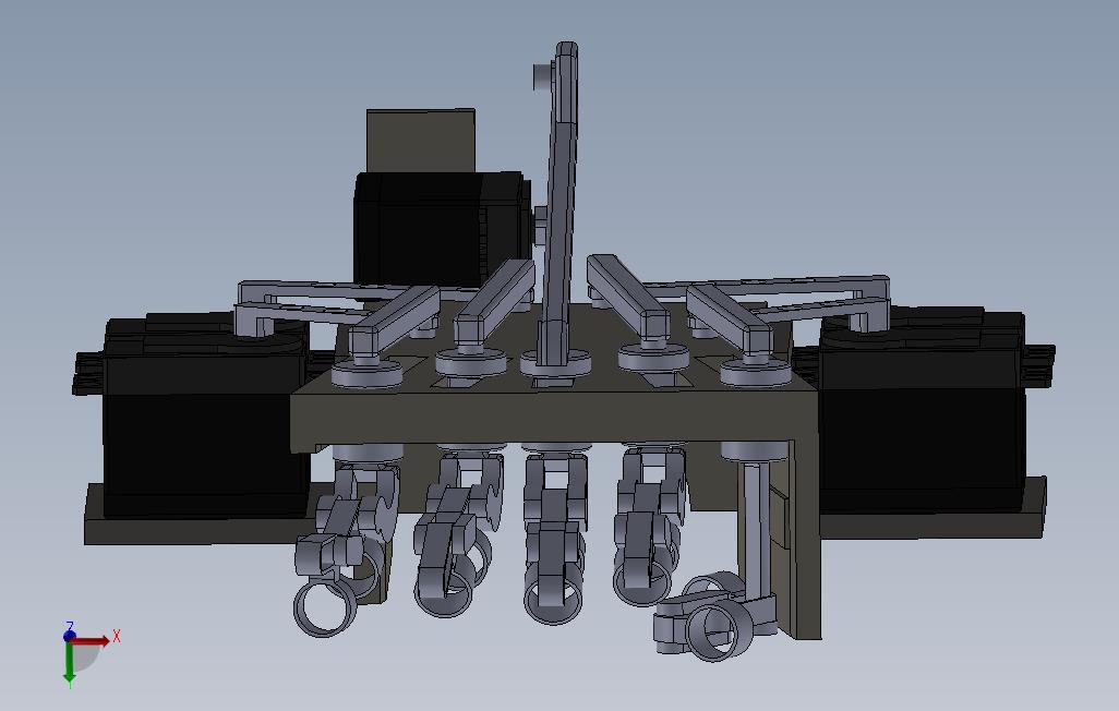 简易外骨骼手套模型3D图纸Solidworks设计