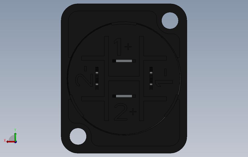 中子NL4MP-Speakon4针__模型图纸免费下载 – 懒石网