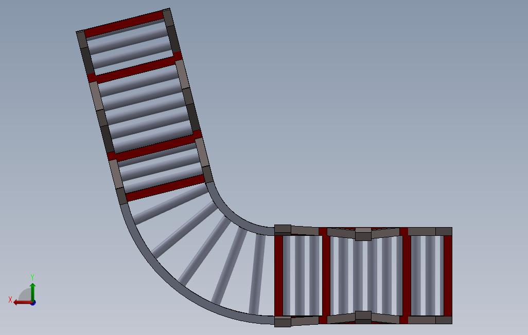 基于Solidworks的输送机设计 背面视图