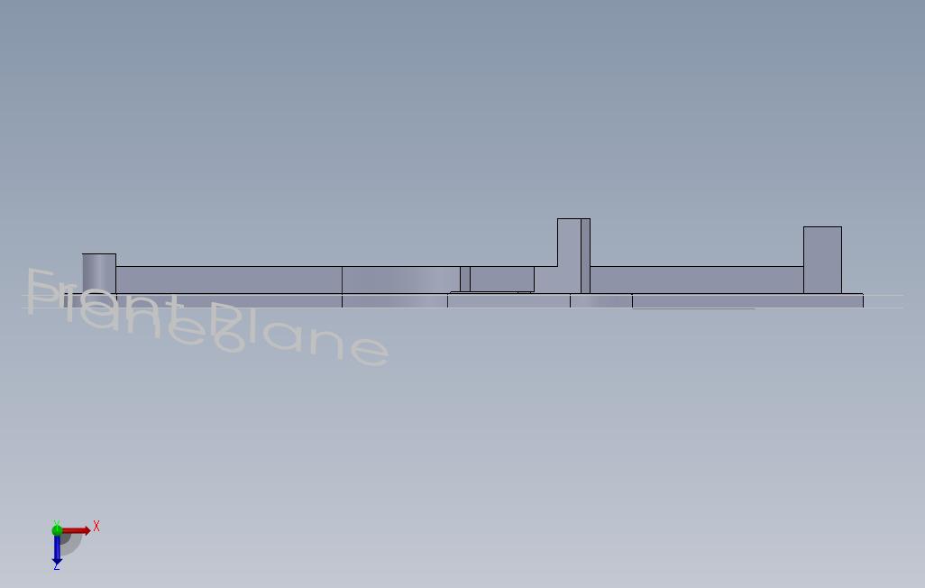 带钥匙链的电动测试笔 俯视图