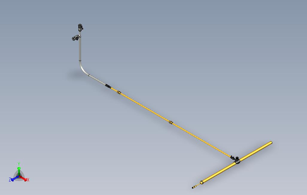 气体分配PE管道建成