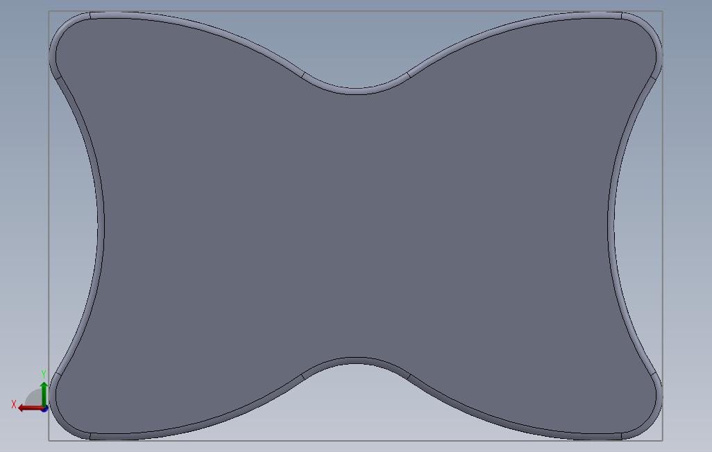 烟灰缸 背面视图