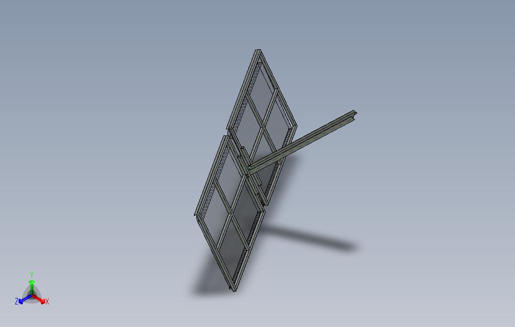 用于停车的太阳能电池板结构