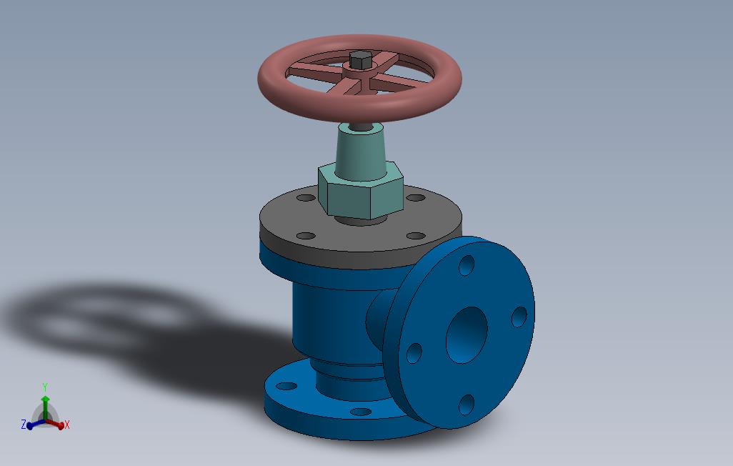 蒸汽截止阀-SolidWorks