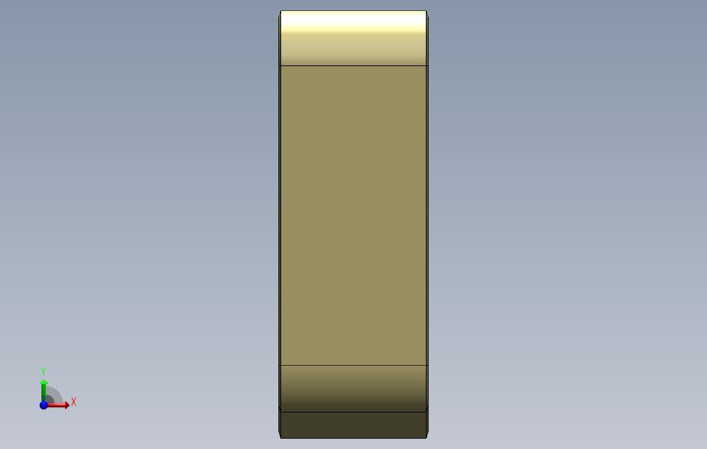 钢车削用插入工具 正面视图
