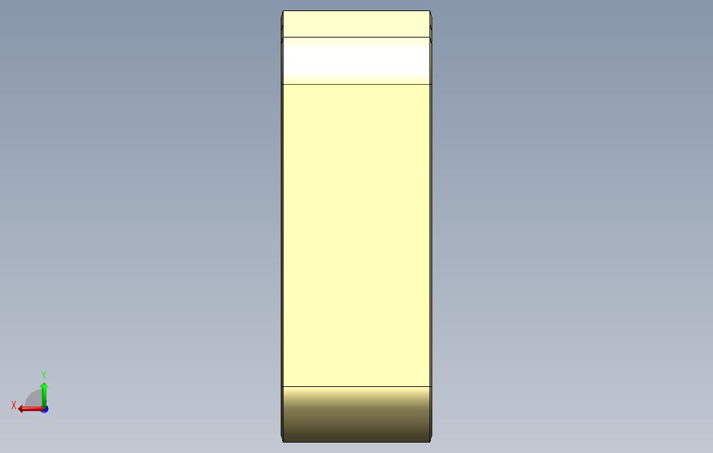 钢车削用插入工具 背面视图