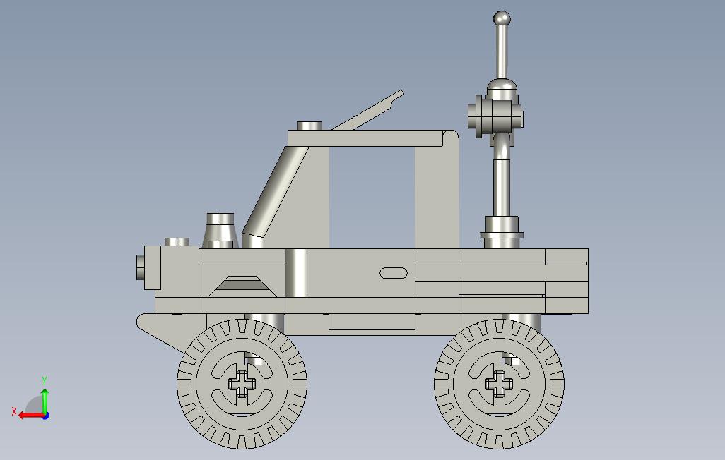 4x4车_STEP_模型图纸免费下载 懒石网