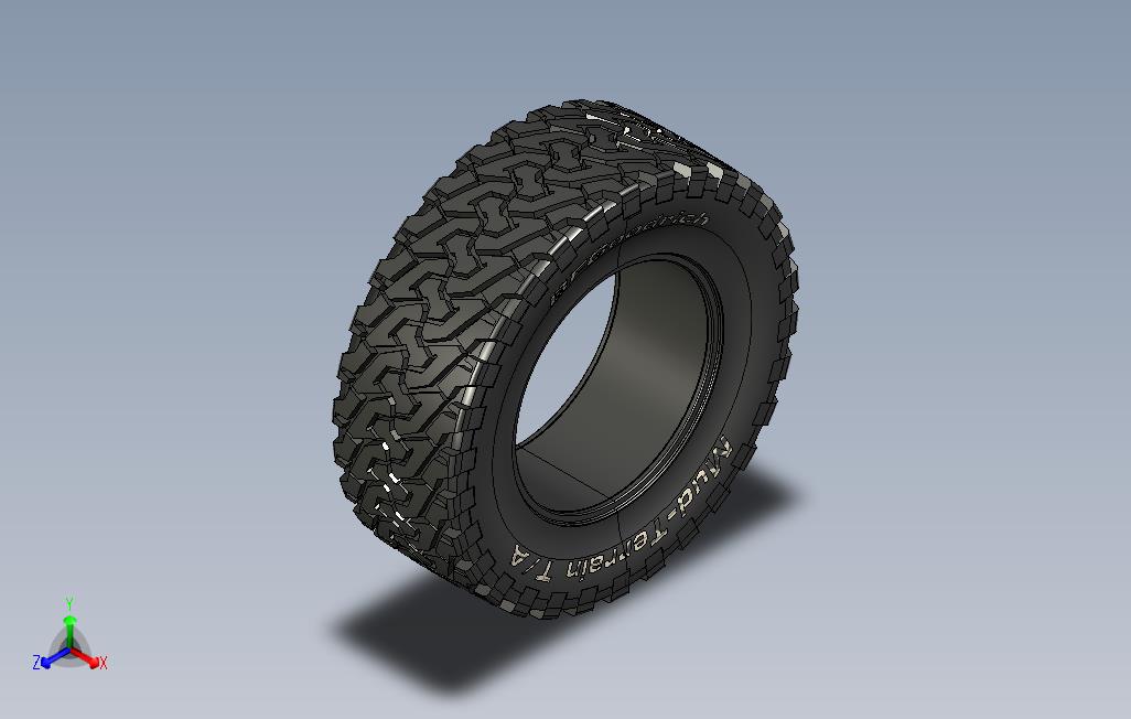 7.5“轮辋的BFGoodrich泥浆地形TA23565-R15