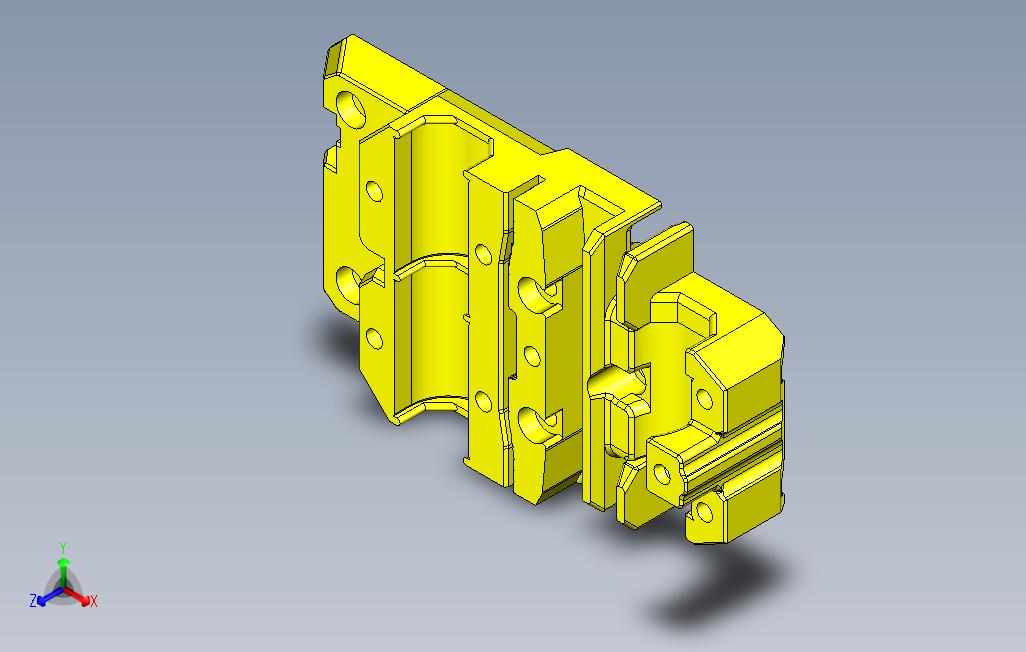 BodTypePrUUS挤出机MK2.5SMK3S（修订X轴）的X型托架