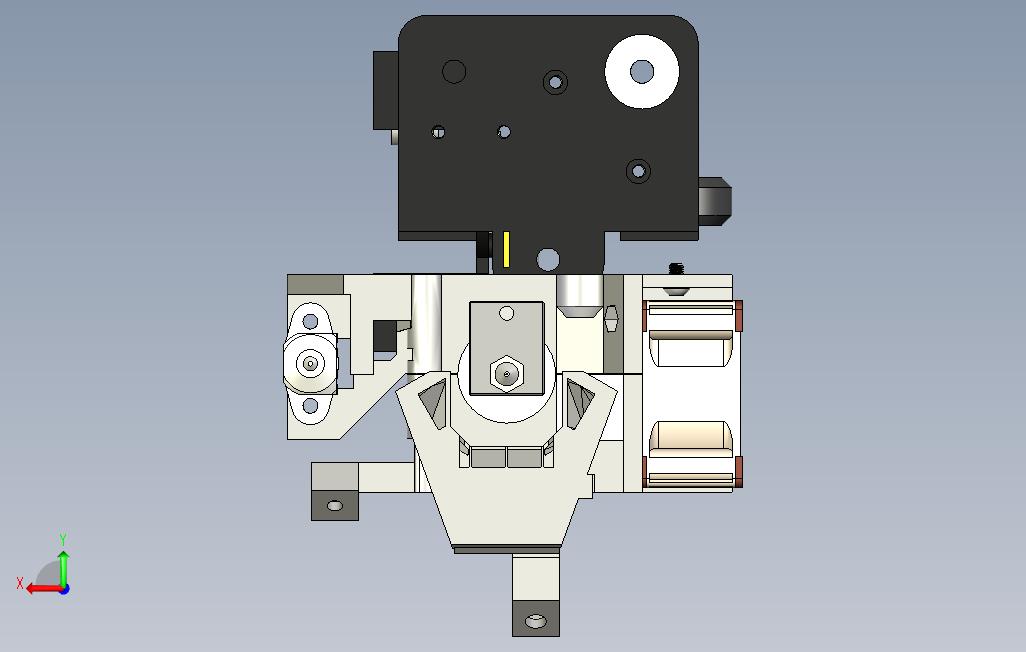 CR-1SBMGE3DV6BL触摸式坚固直接安装 背面视图