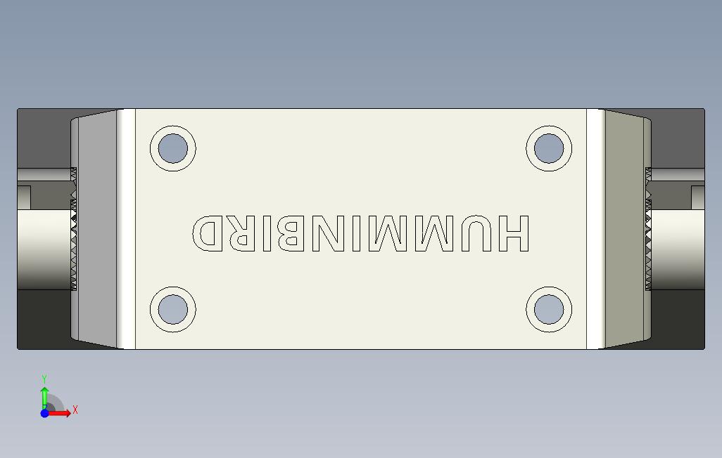 HumminbirdHelix5SunscreenandHolder 正面视图