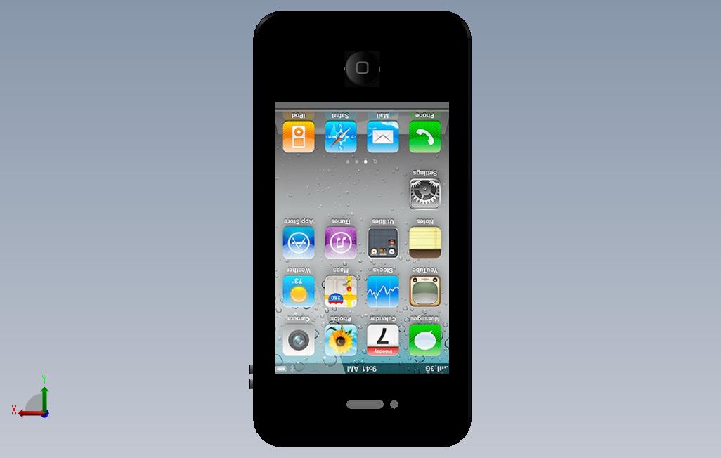 Iphone-4 背面视图
