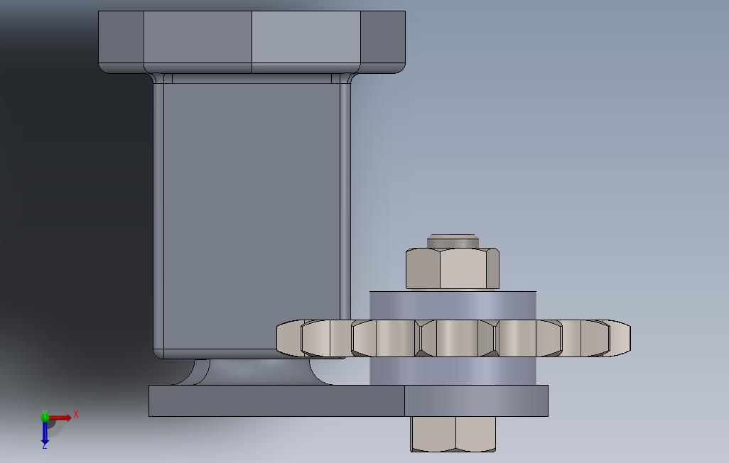 链条张紧器TE4_SOLIDWORKS 2017_模型图纸免费下载 – 懒石网
