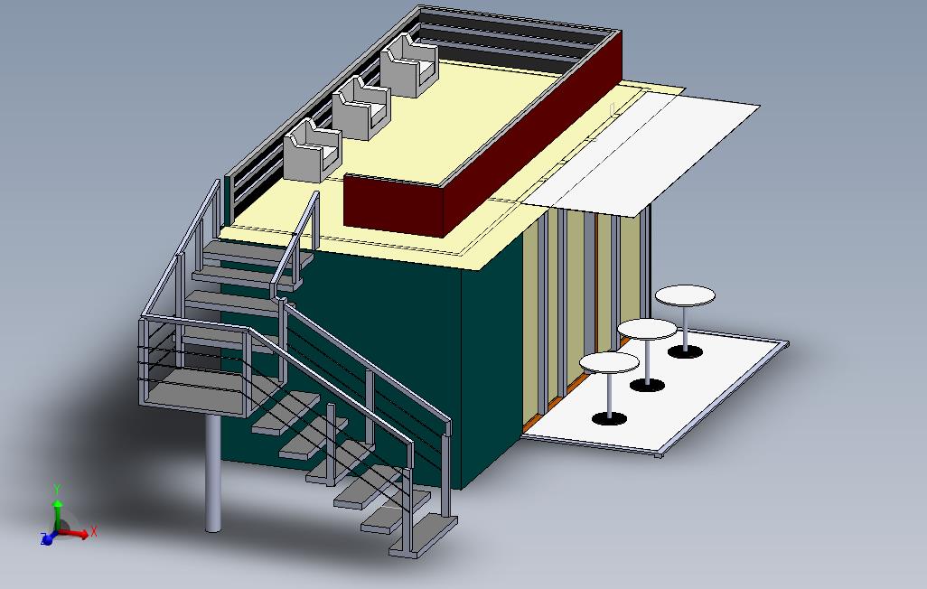 餐厅3D模型