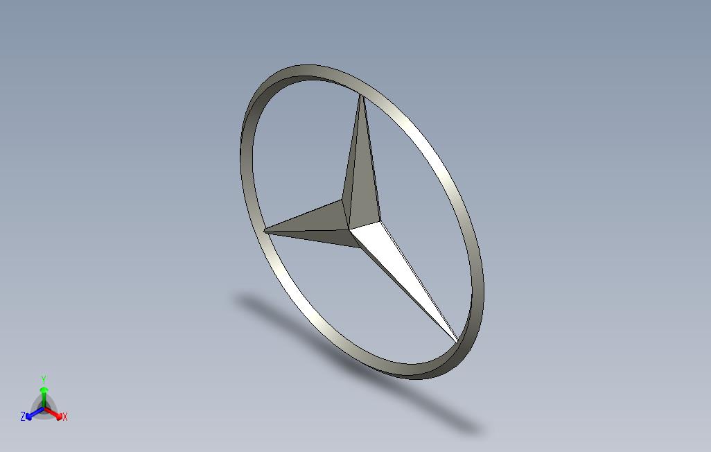 MercedesStern3D直径1mm