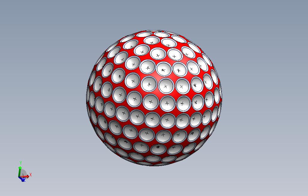 SolidWorks教程11SolidWorks设计的高尔夫球。