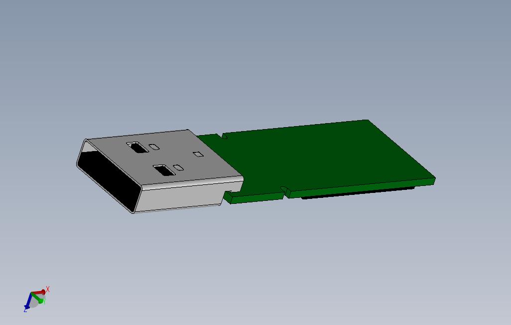 USB密钥_SOLIDWORKS 2017_模型图纸免费下载 – 懒石网