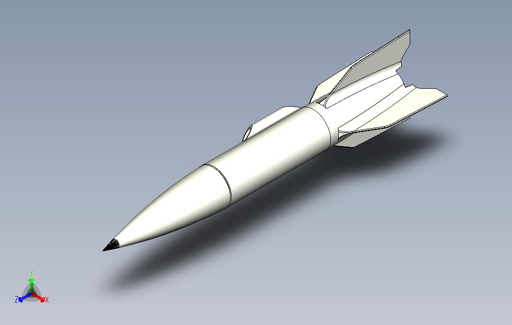 V-2型火箭，164比例，用于埃斯特斯小型发动机