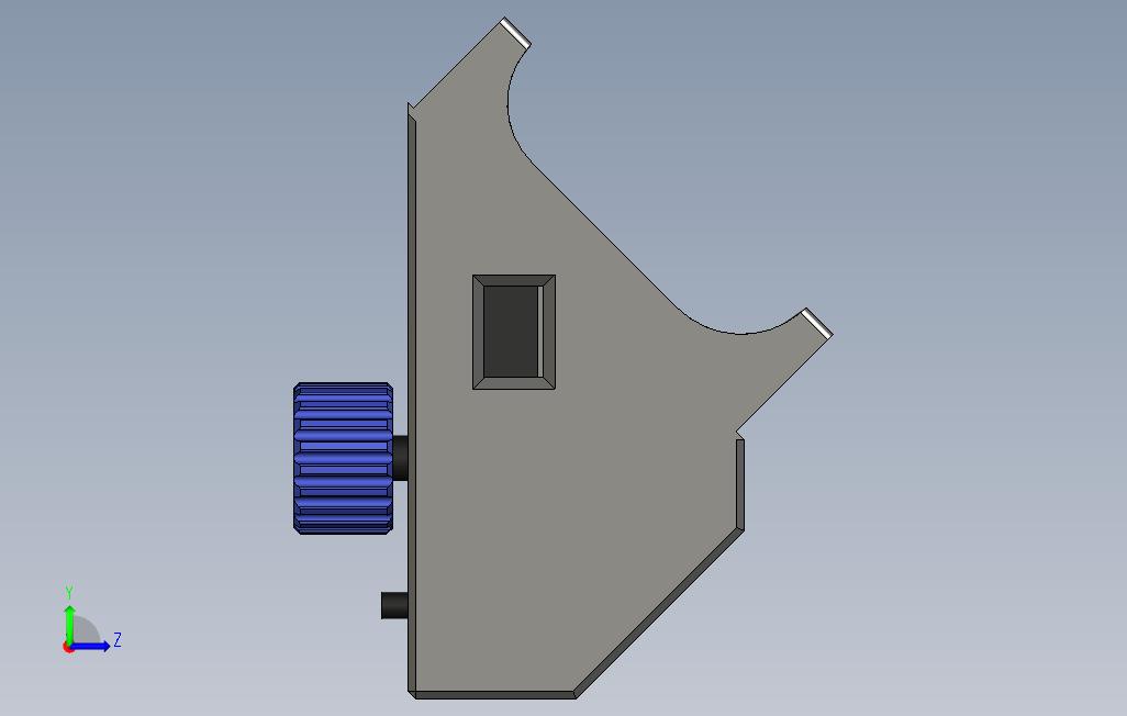 BIQUTFT3.5“v3.显示器底座 左侧视图