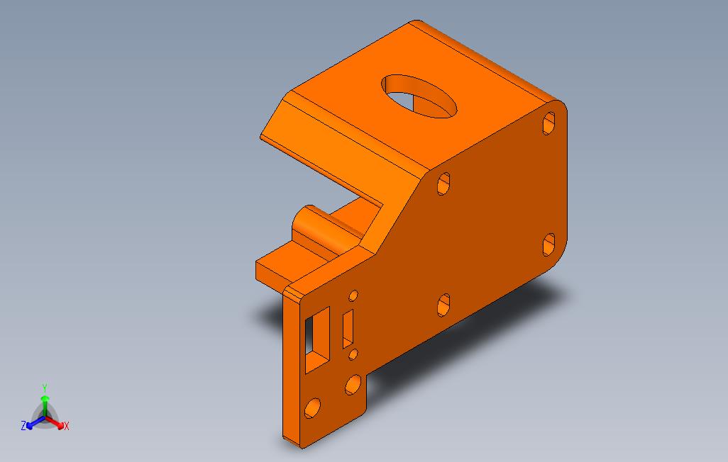 Ender3Y电机安装加强型带端部止动器支架（PRO）