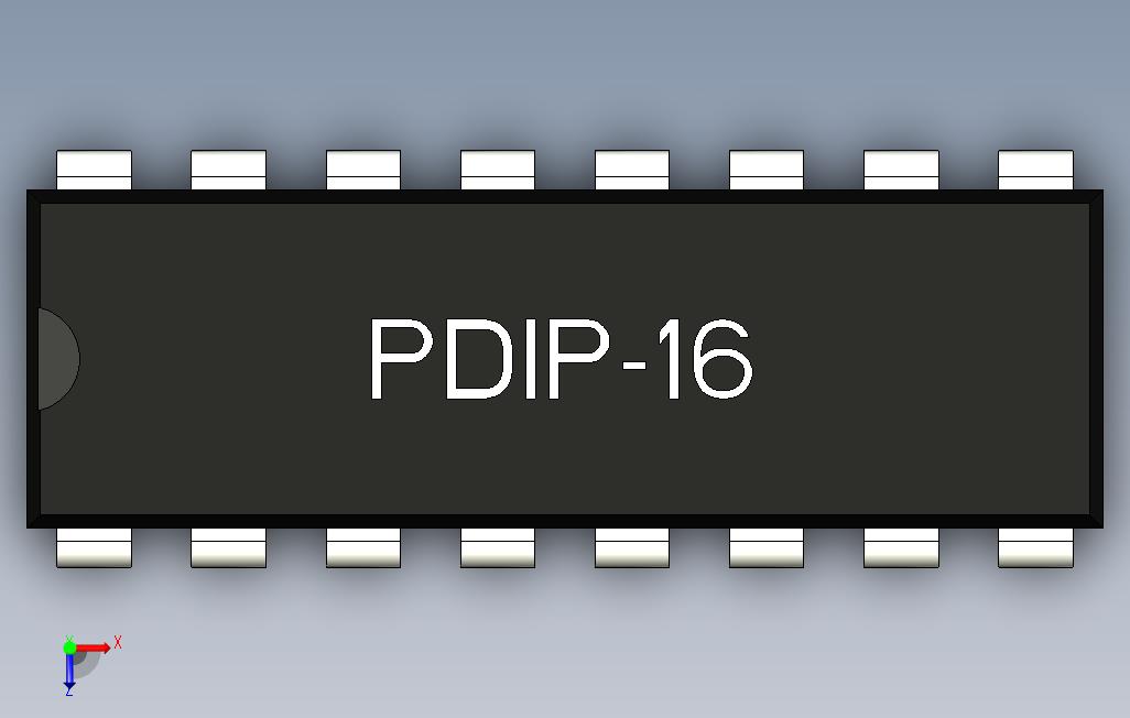 PDIP16-2.54-2.32-6.4_IGES_模型图纸免费下载 – 懒石网