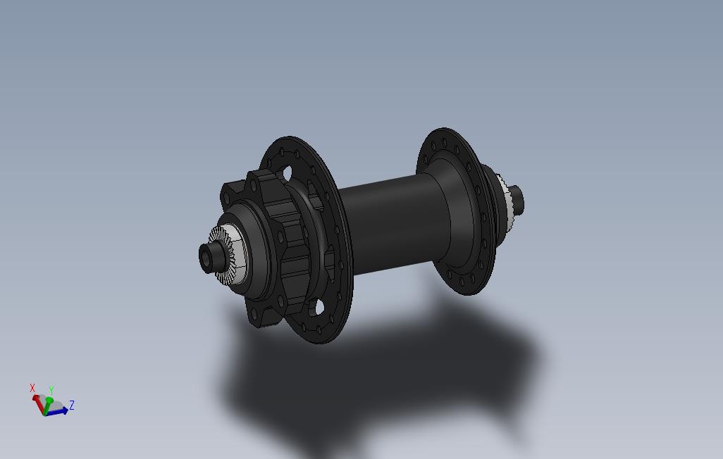 Sram57前轮轮毂