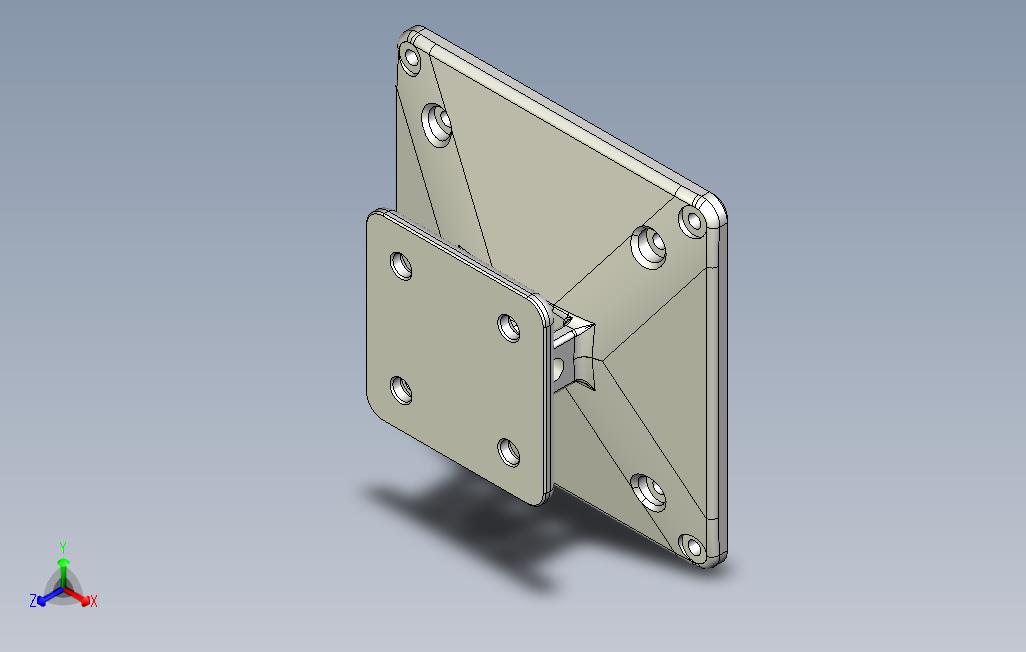倾斜监视器支架，VESA175mm