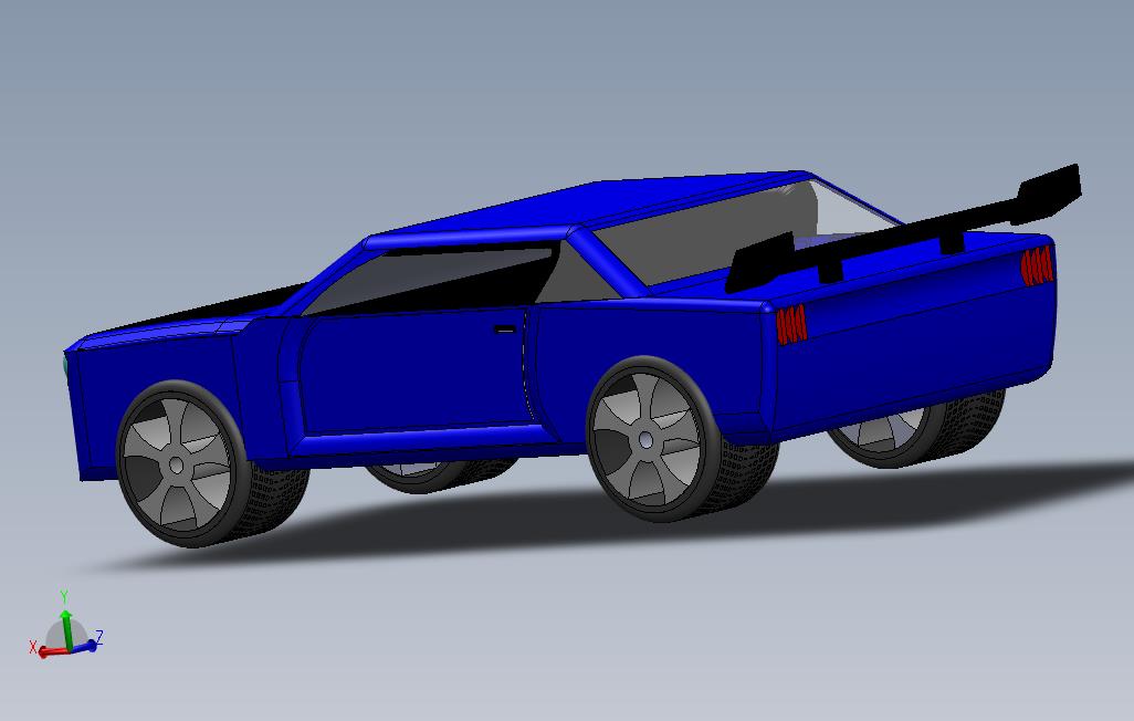 我在solidworks212的第一辆车