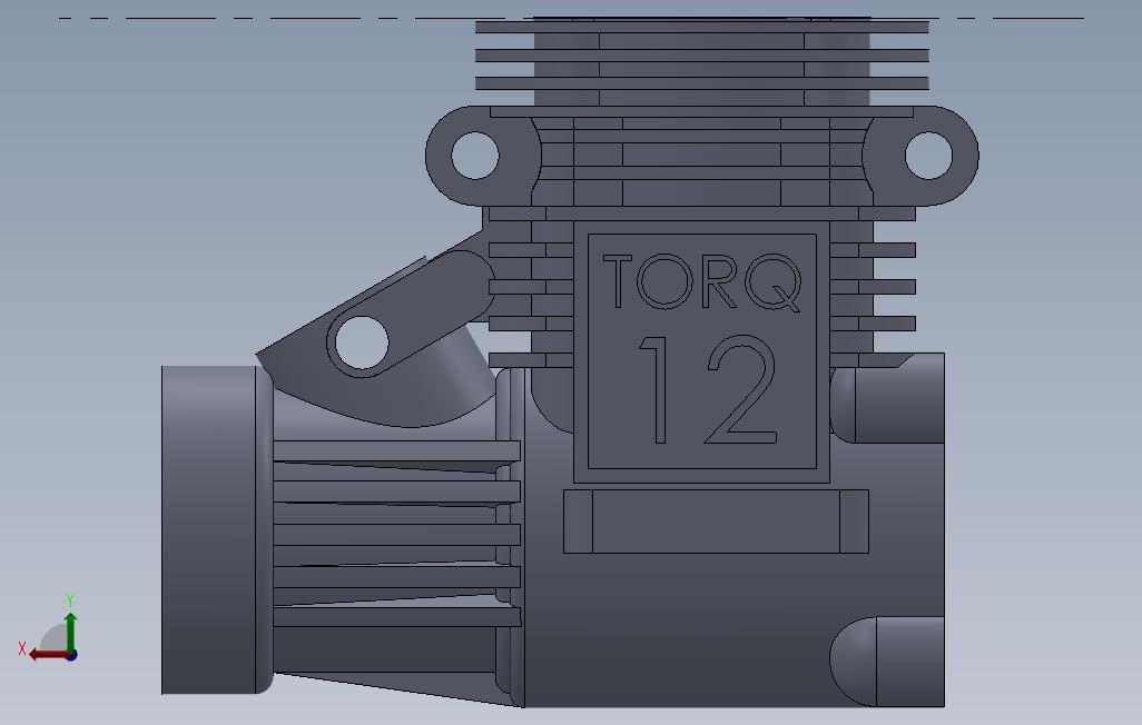 电机TORQ12 背面视图