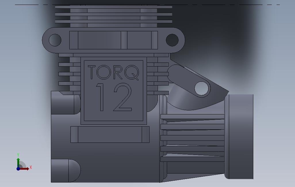 电机TORQ12 正面视图