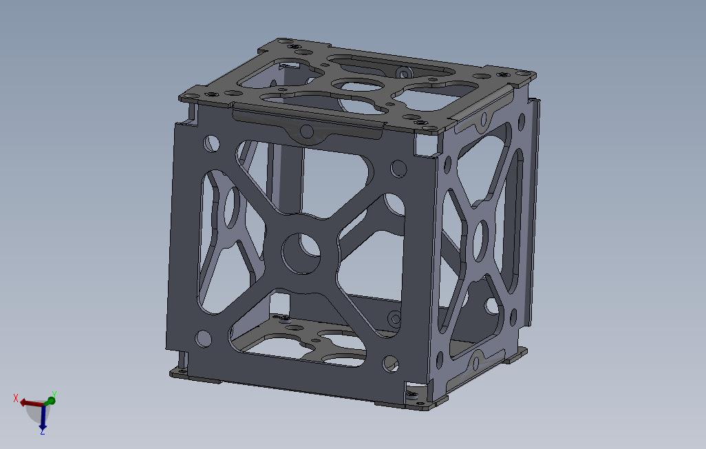 立方体卫星3d