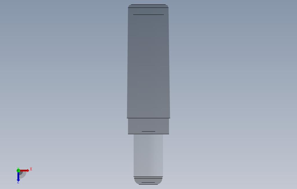 2.5MM、24V、5A电源插头 俯视图