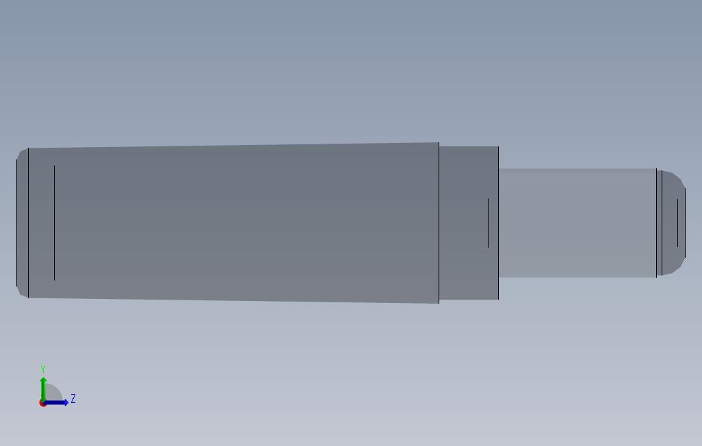 2.5MM、24V、5A电源插头 左侧视图