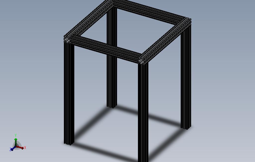 24“x24”x3基本桌架