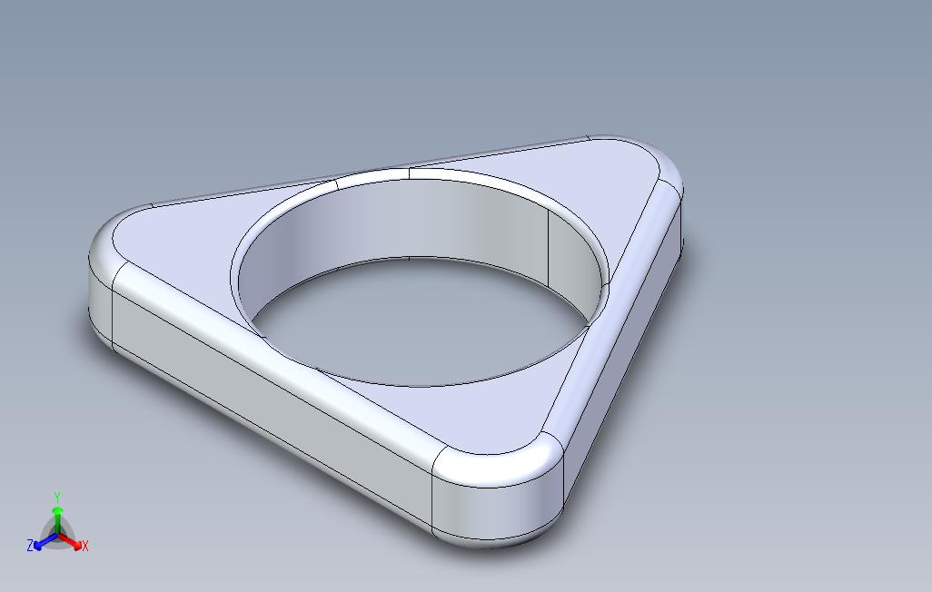 3D可打印三角形小工具微调器