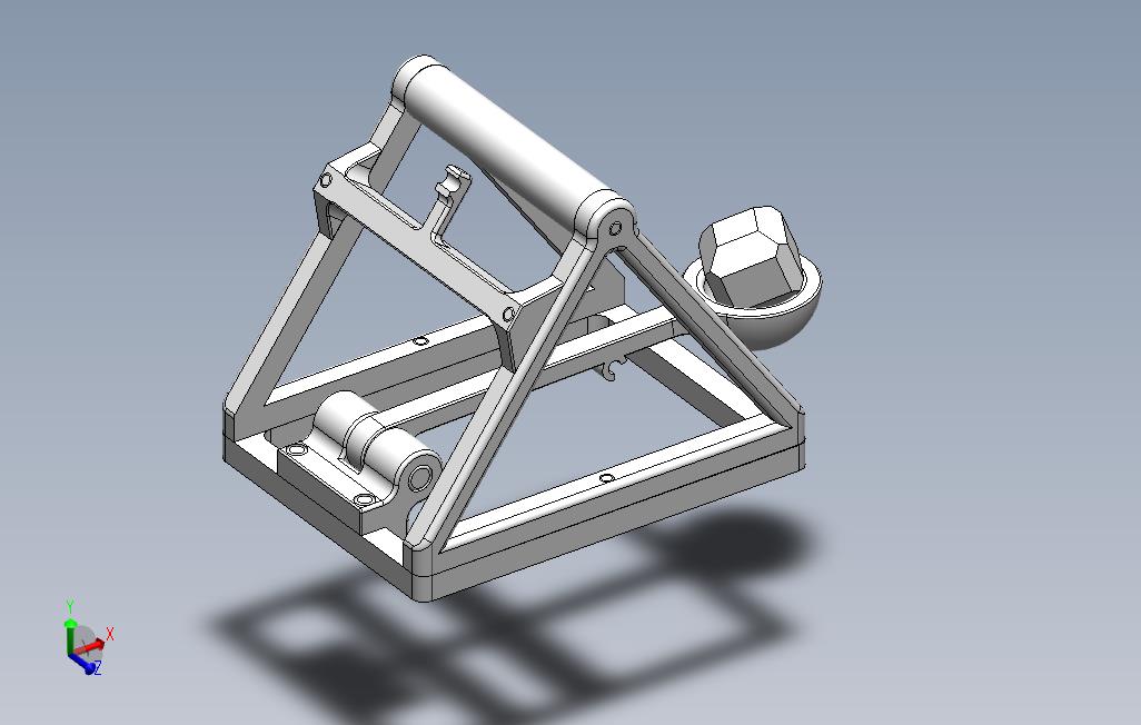3D可打印桌面弹射器