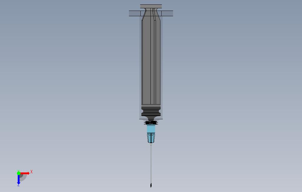 5cc23G注射器 俯视图