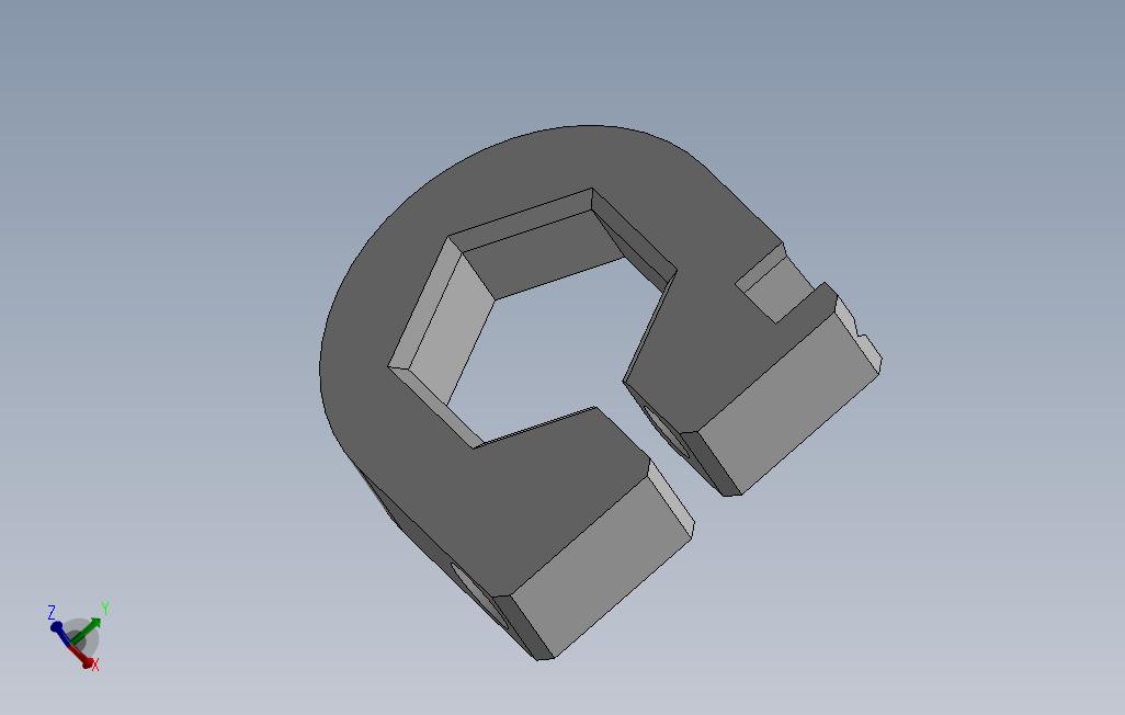 5六角轴套3D可打印