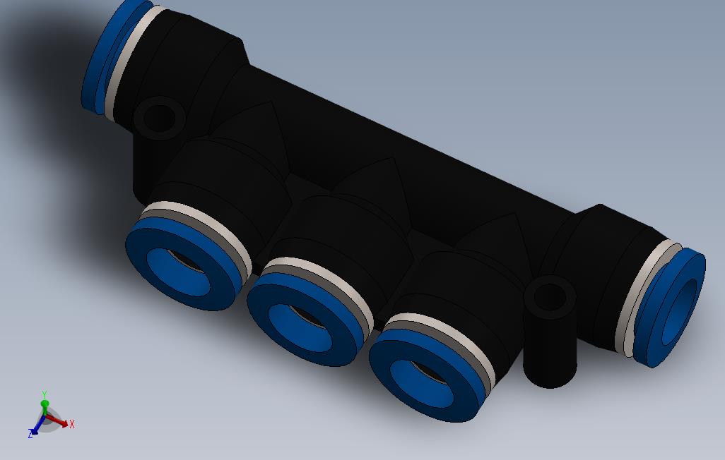 5路气动接头快速接头8.mm