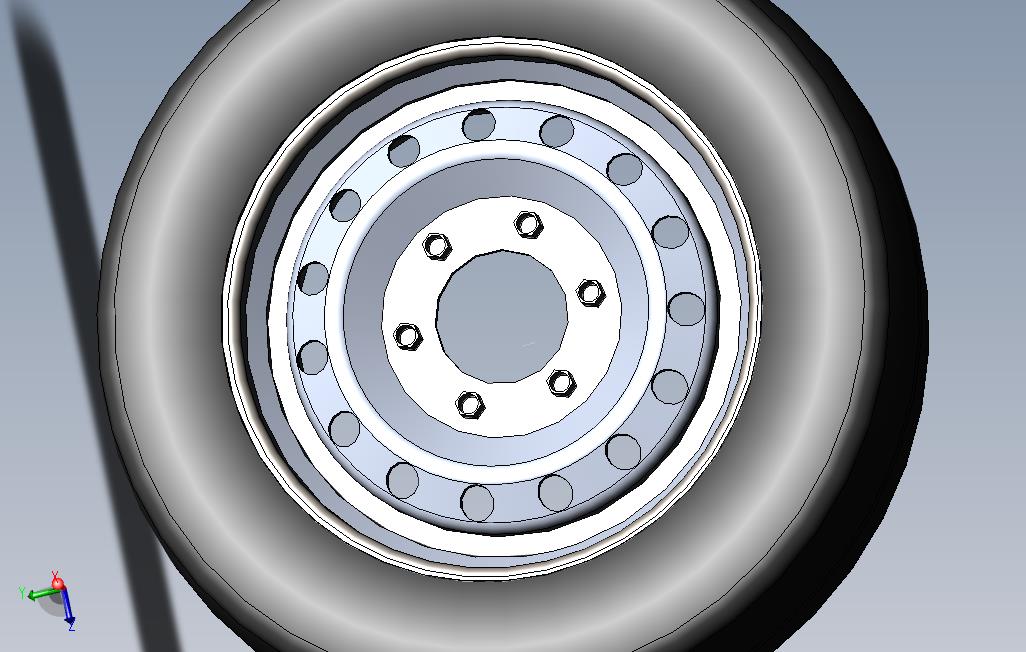 6轴16英寸标准车轮