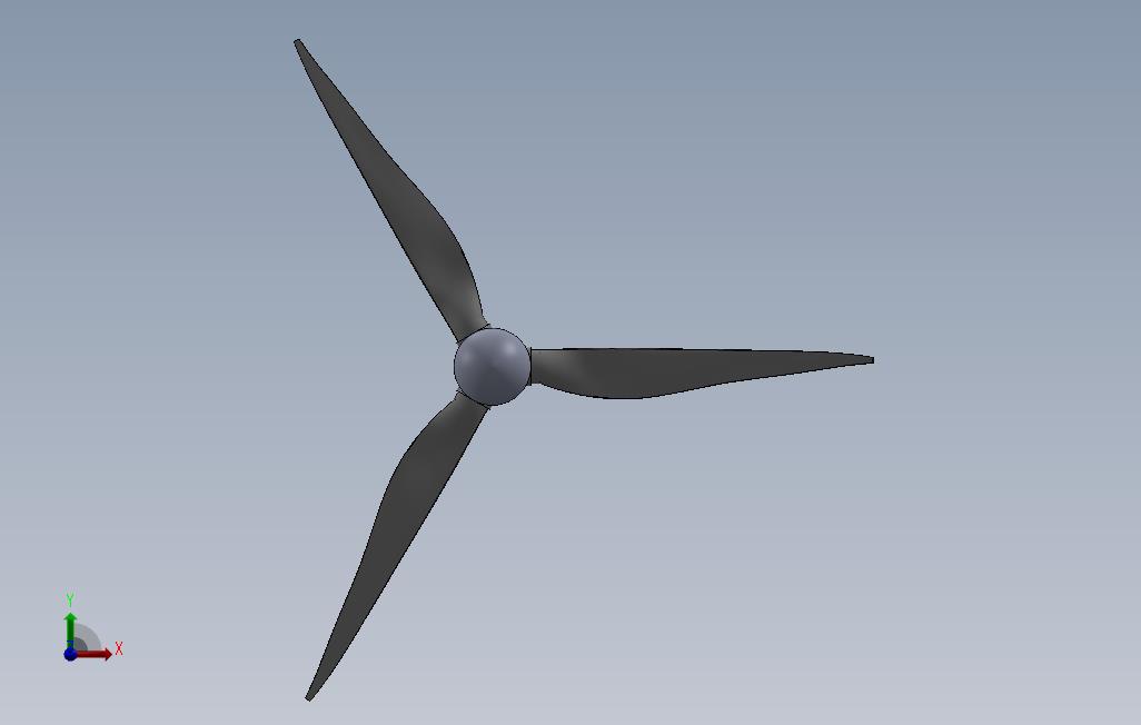 Aerogenerador风力涡轮机叶片NACA4412