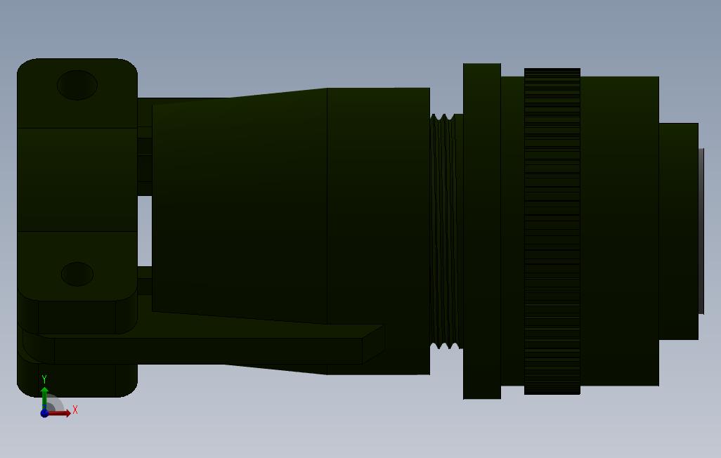 AlliedMS316F16-1A连接器 正面视图
