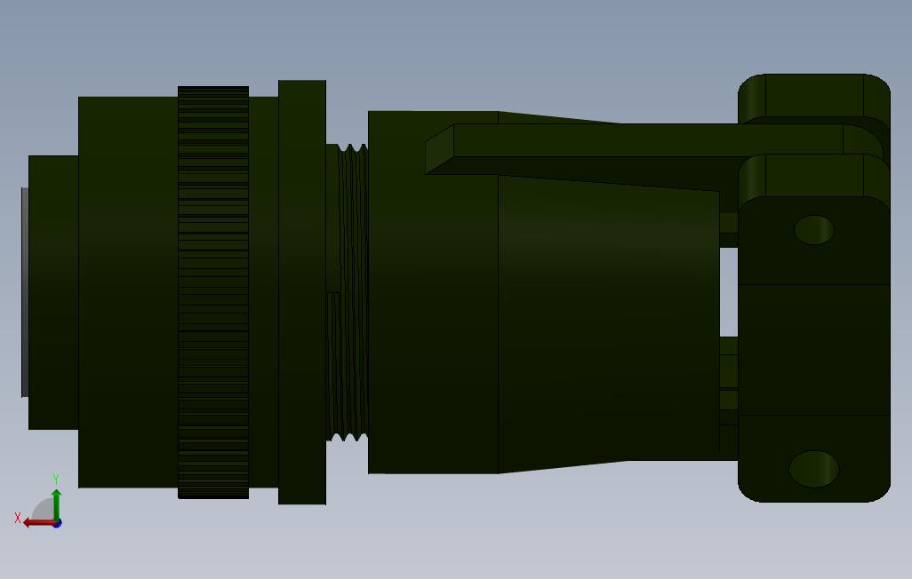 AlliedMS316F16-1A连接器 背面视图