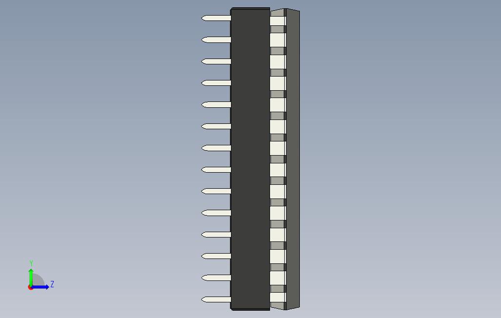 AtmelATMega328pPDIP 左侧视图