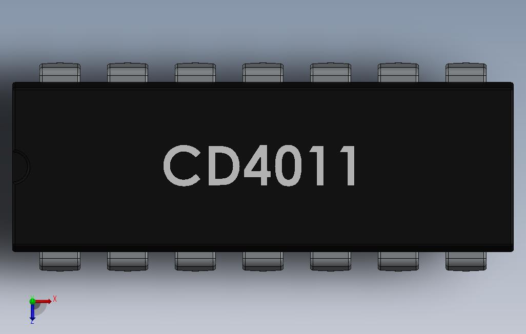 CD411DIP-14型 俯视图